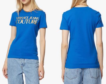 Versace T-Shirt JEANS COUTURE T-shirt Logo Top Cotton Bluse Retro Shirt