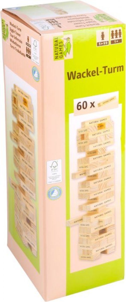 Natural Games Spiel Wackel-Turm