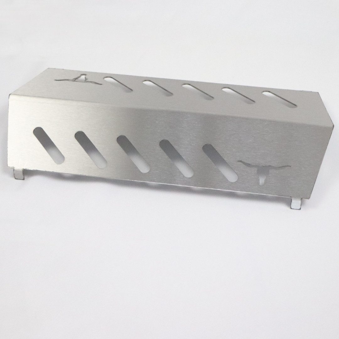 Kette´s Grillzubehör Grillerweiterung Hitze Reflektoren für Rösle Videro Gasgrills (1 Stück), Rostfrei, Spülmaschinen geeignet, Edelstahl, Silber