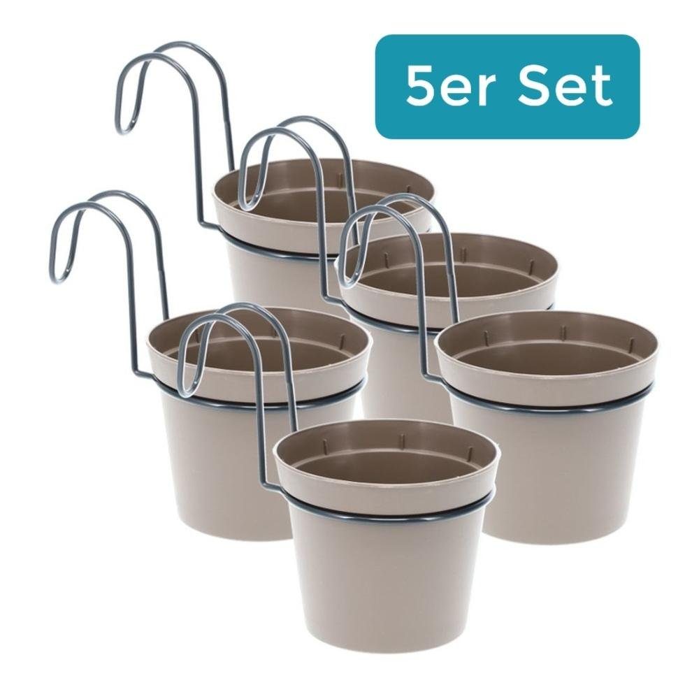GarPet Blumentopf 5x Hängetopf Blumen Pflanz günstig online kaufen
