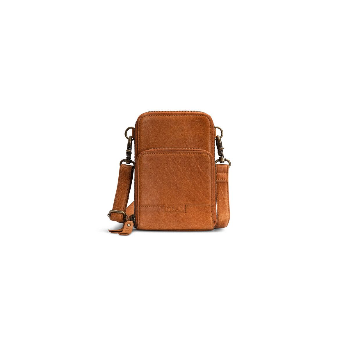 muud Handtasche Leder Crossbody Dafne Whisky