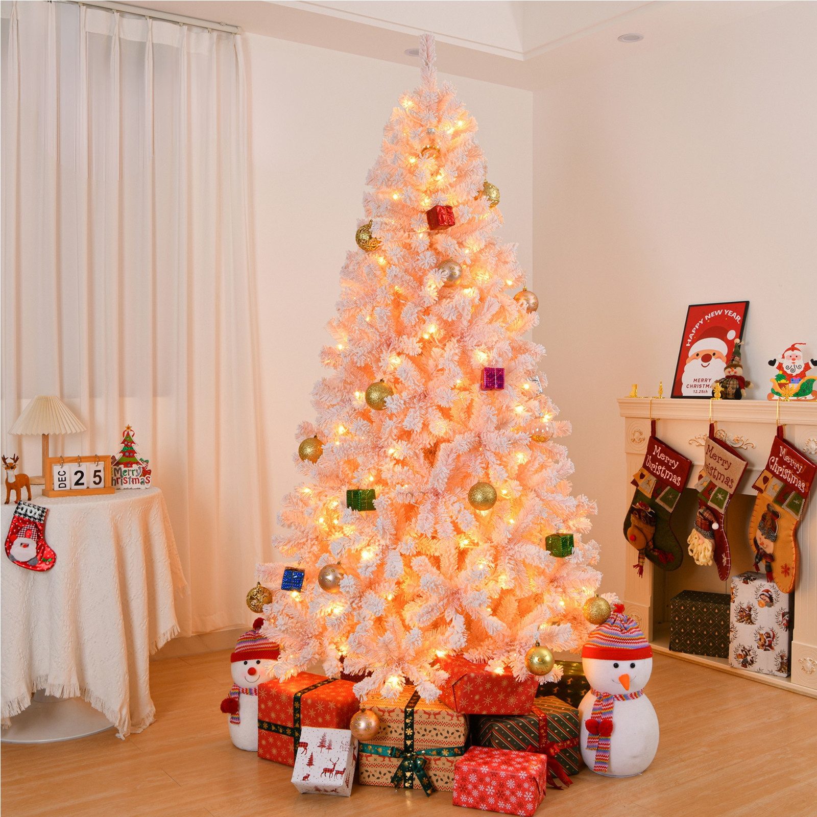 LALAHO Künstlicher Weihnachtsbaum Künstlicher Tannenbaum mit Beleuchtung, 1 günstig online kaufen