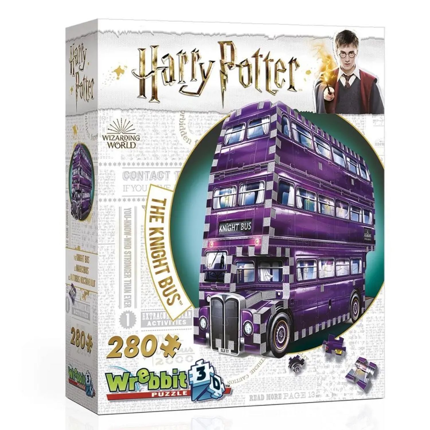 JH-Products Puzzle Der Fahrende Ritter - Harry Potter / The Knight Bus - Harry Potter...., 280 Puzzleteile