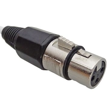 keepdrum MC003XJ 10m Mikrofonkabel Rot Klinke-XLR Audio-Kabel