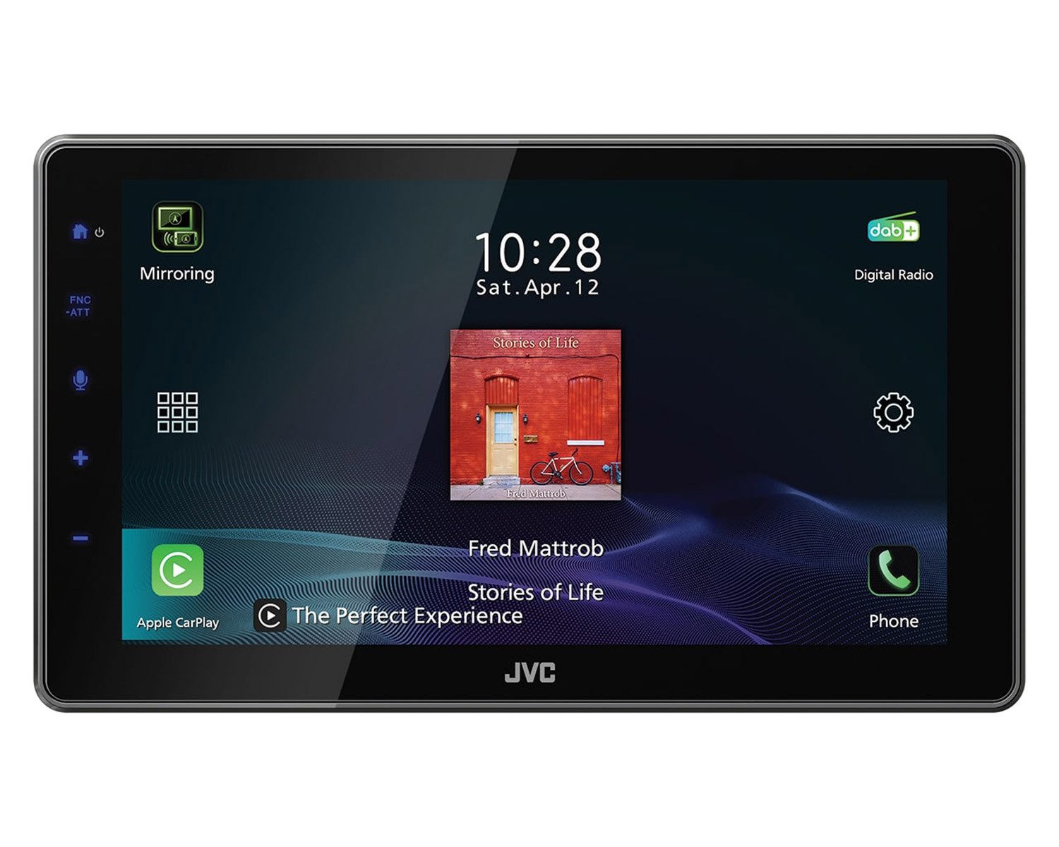 JVC Z900DBW 9-Zoll-Moniceiver mit Wireless CarPlay und Android Auto Autoradio