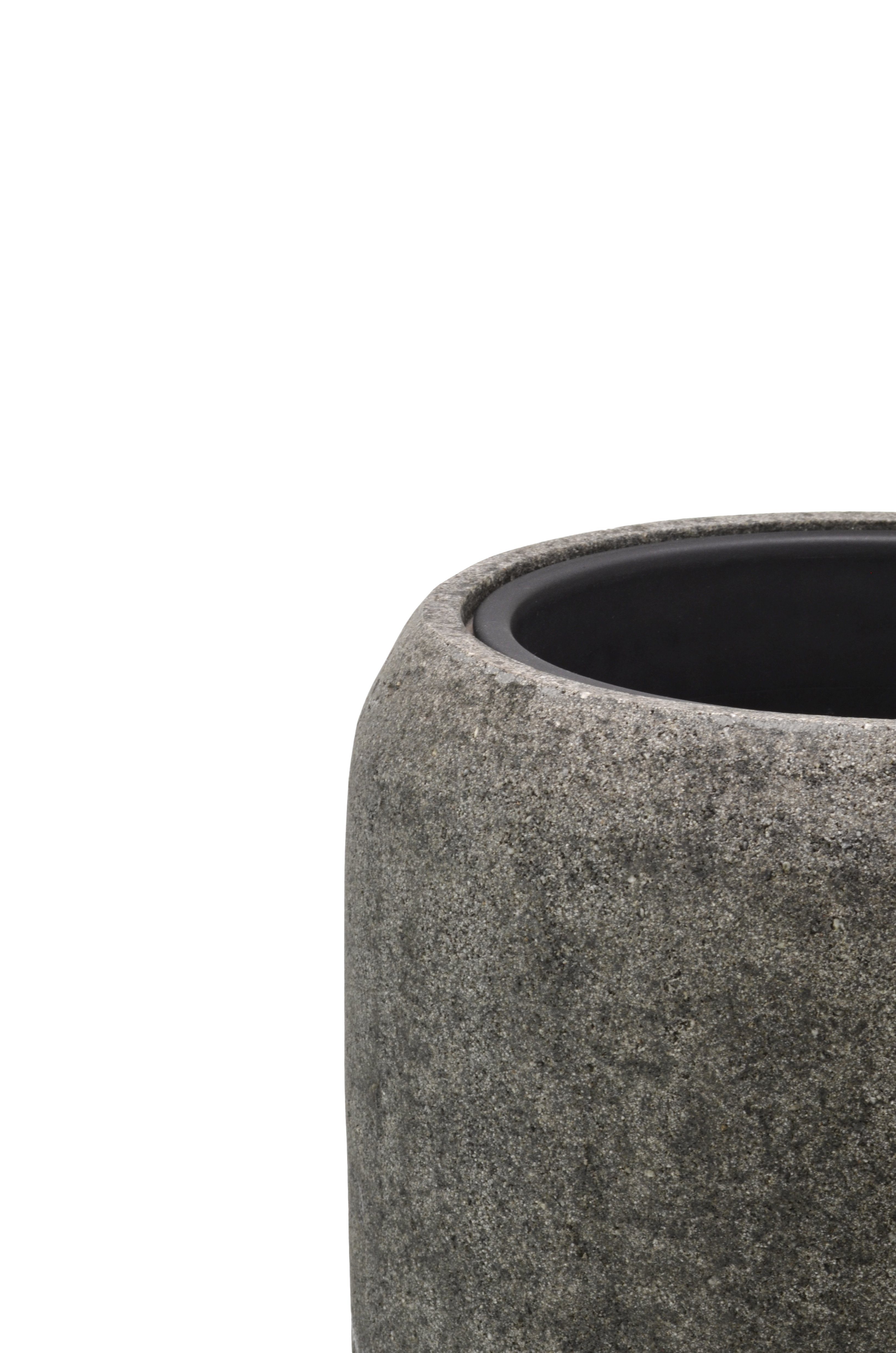 Flingora Bodenvase Cleo, mit Einsatz - Fiberglas - Indoor & Outdoor - Stein günstig online kaufen