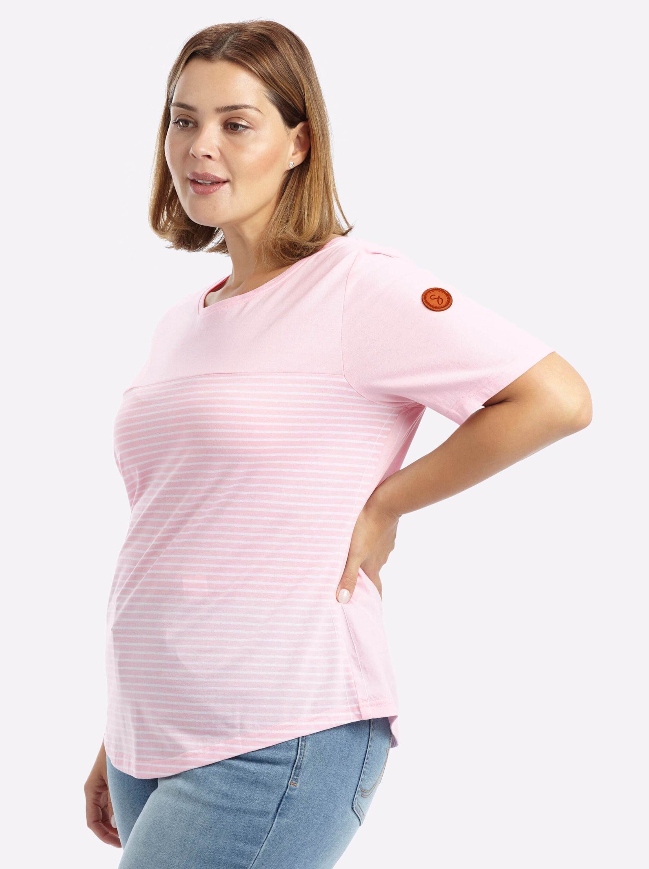 Sheego T-Shirt T-Shirt Kurzarm