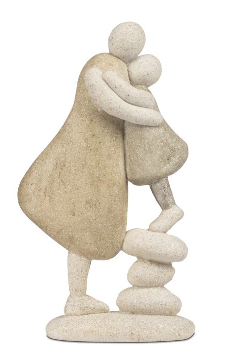 formano Dekofigur Steinmännchen mit Kind stehend 15 cm Kunststein (1 St)