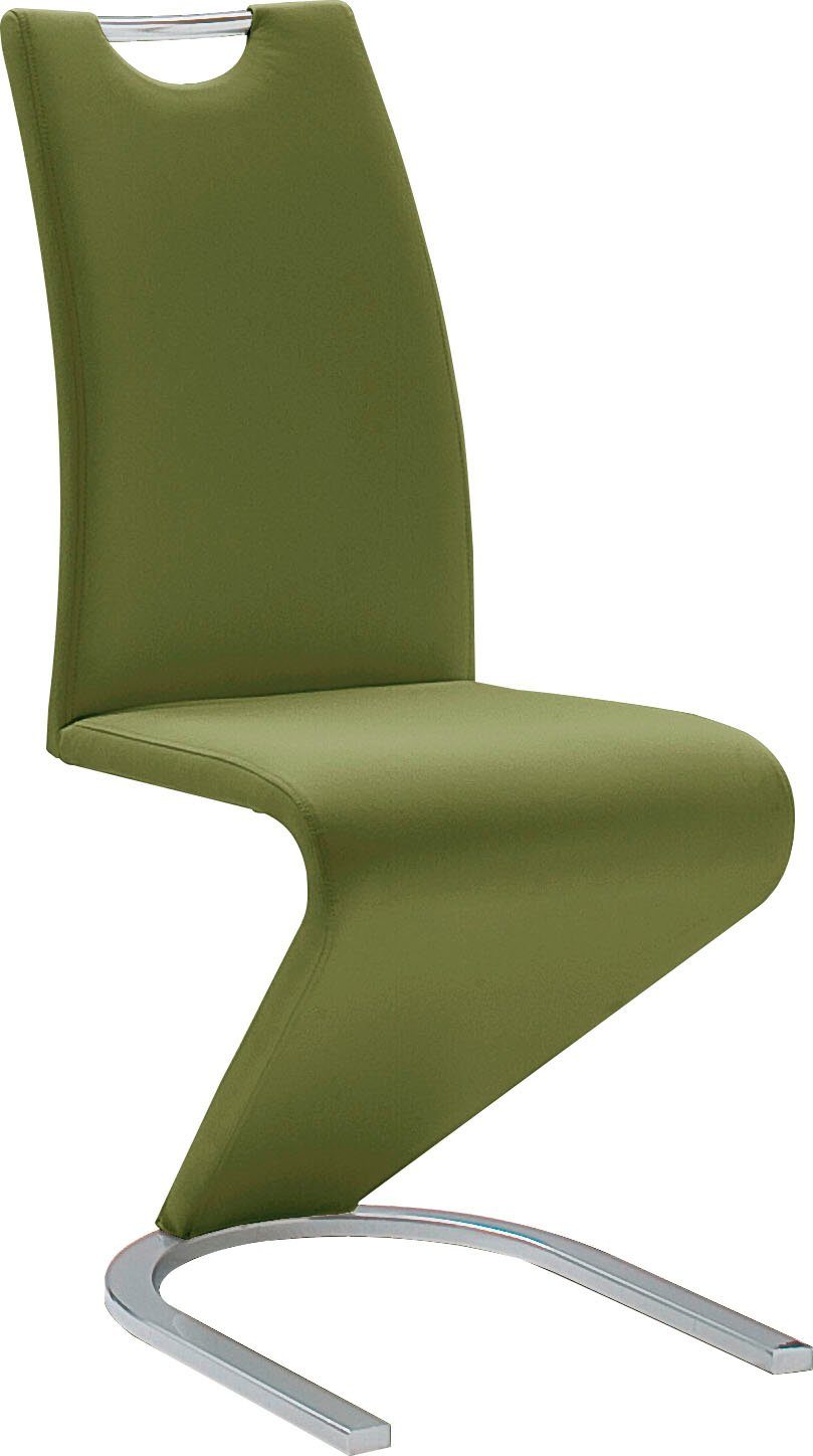 St), 6er-Set, 2er-, bis 4er-, MCA Stuhl Kg belastbar Freischwinger 120 2 (Set, olive Amado furniture