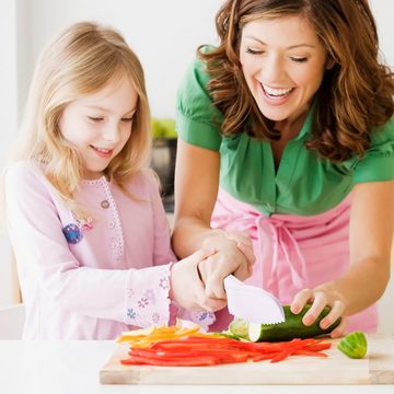 Blusmart Kinderkochmesser Küchenmesserset für Kinder, Geeignet für Eltern-Kind-Aktivitäten