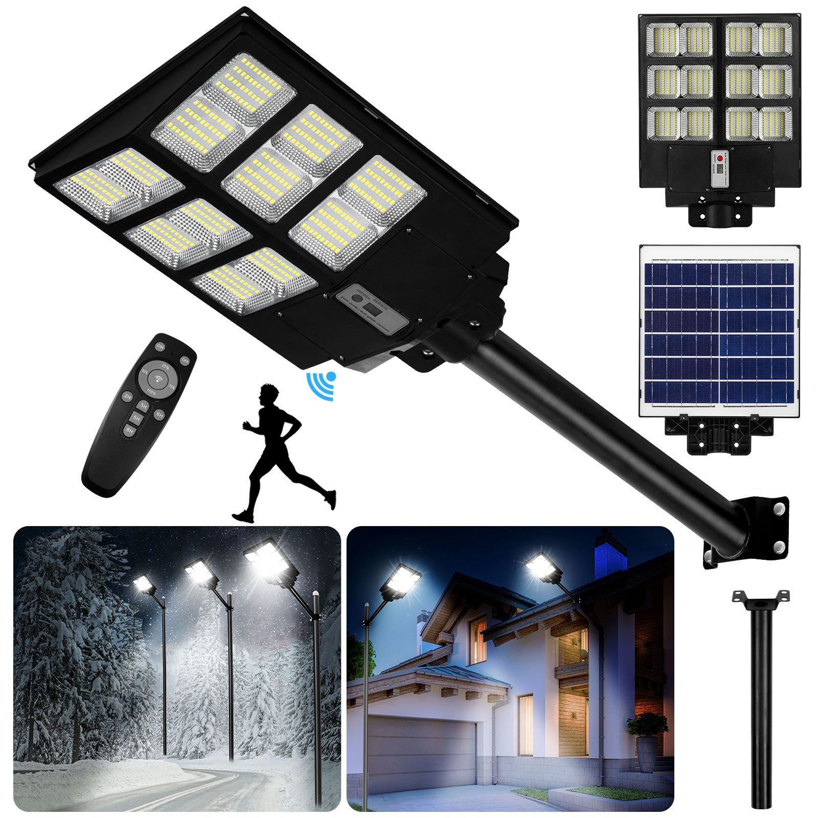 LMaxhome LED Solarleuchte Tageslicht Außen-Wandleuchte Wasserdicht günstig online kaufen