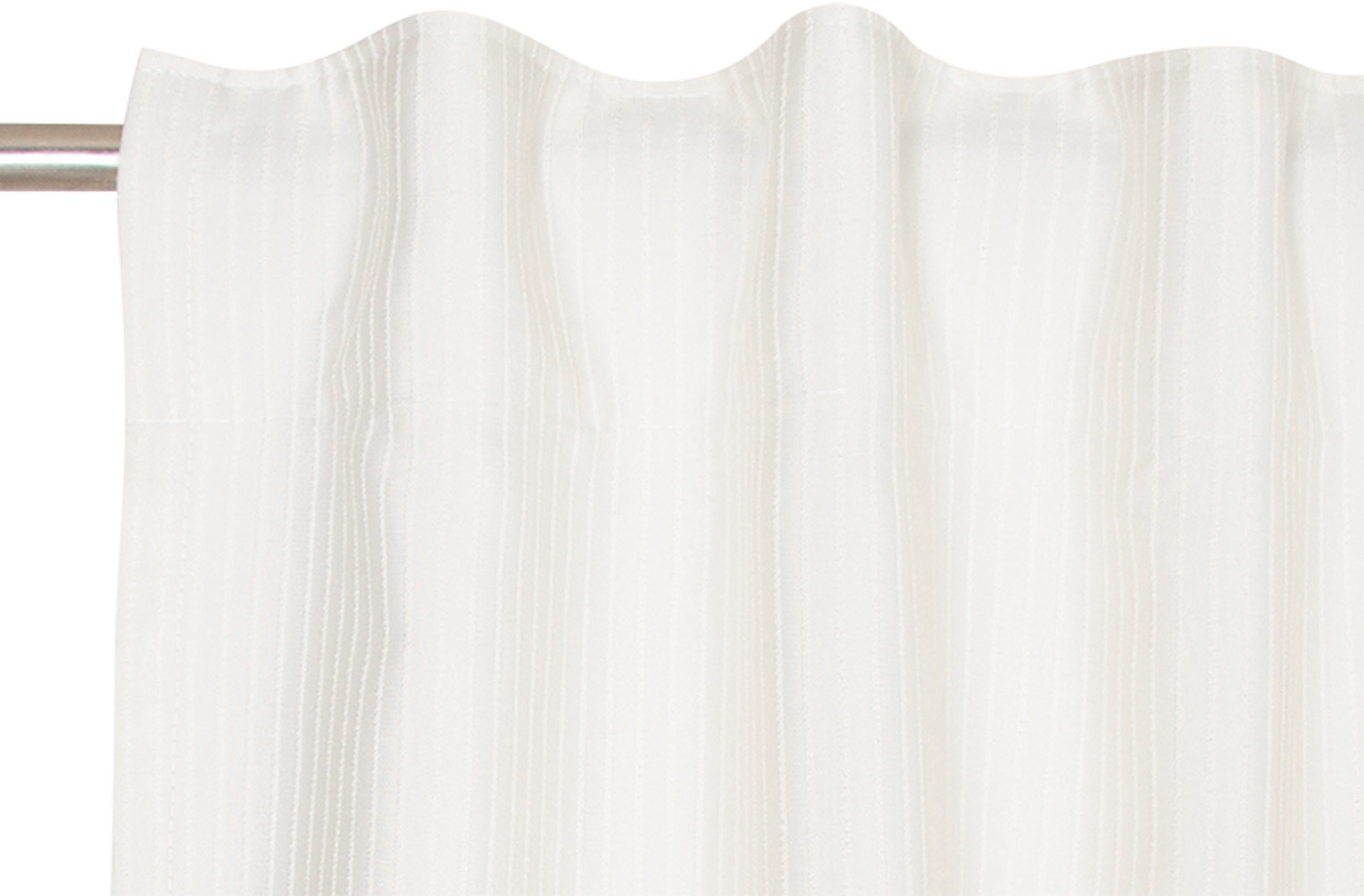 TOM TAILOR HOME Vorhang Pin Stripe (1 St), verdeckte Schlaufen, blickdicht, blickdicht