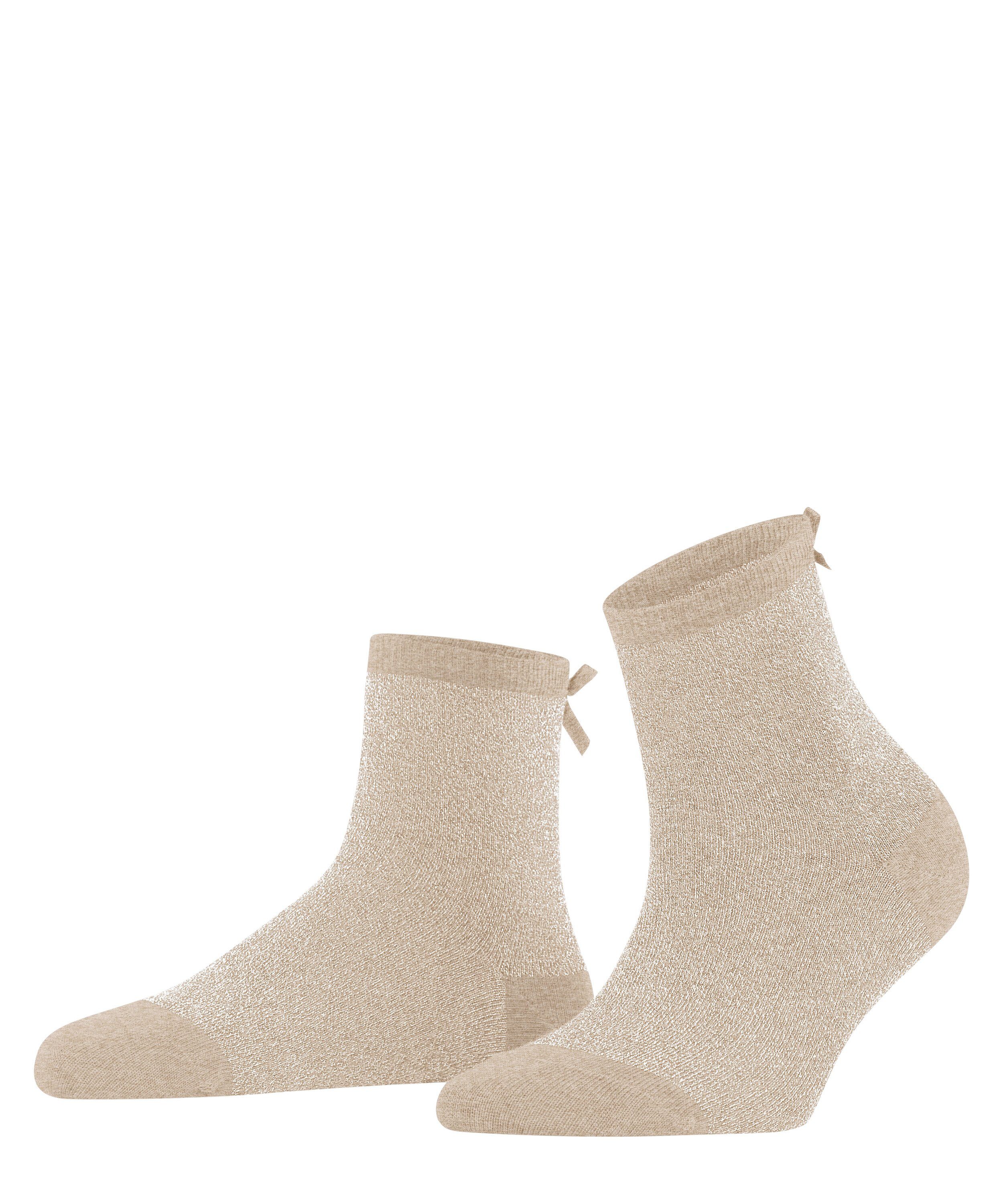 Esprit Socken Glitter Bow (1-Paar) nutmeg mel (5410)