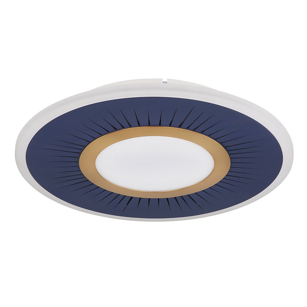 GLOBO LIGHTING LED Deckenleuchte, LED-Leuchtmittel fest verbaut, Warmweiß, Neutralweiß, Tageslichtweiß, LED Deckenleuchte Wohnzimmerlampe Fernbedienung dimmbar CCT D 37,2 cm