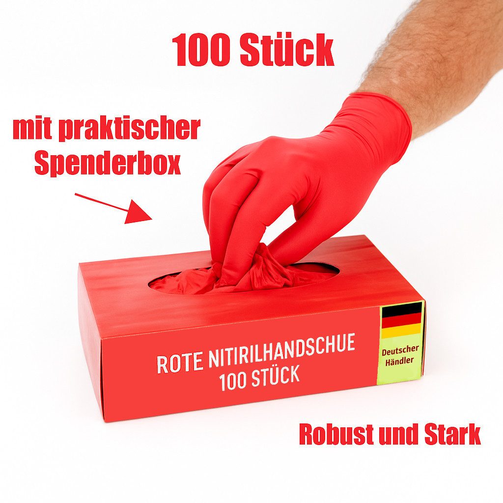 Kemes Einweghandschuhe Nitrilhandschuhe 100 Stück Gummihandschuhe Lebensmit günstig online kaufen