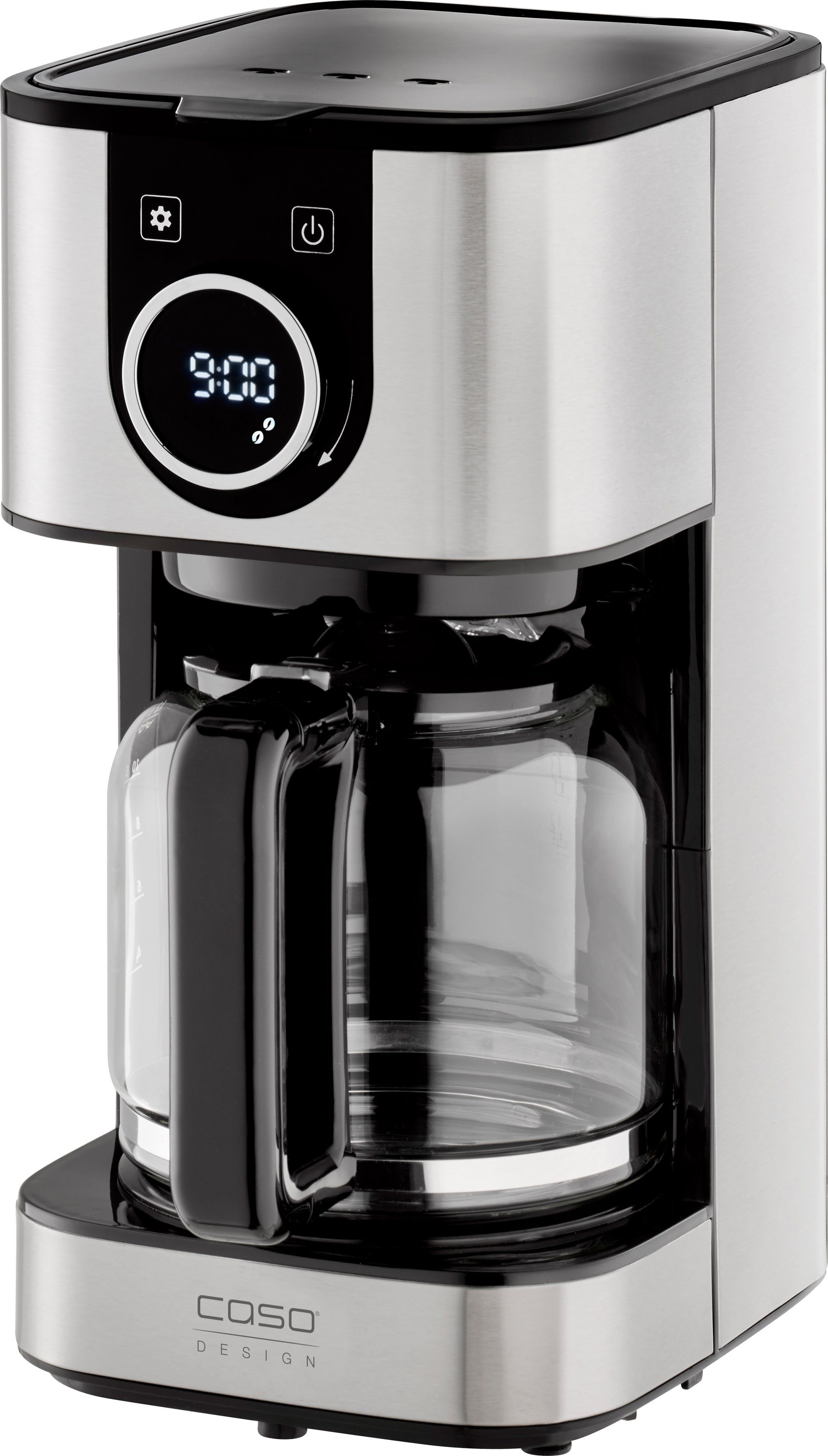 Caso Filterkaffeemaschine 1858 Selection C12, 1,5l Kaffeekanne, Papierfilter 1x4