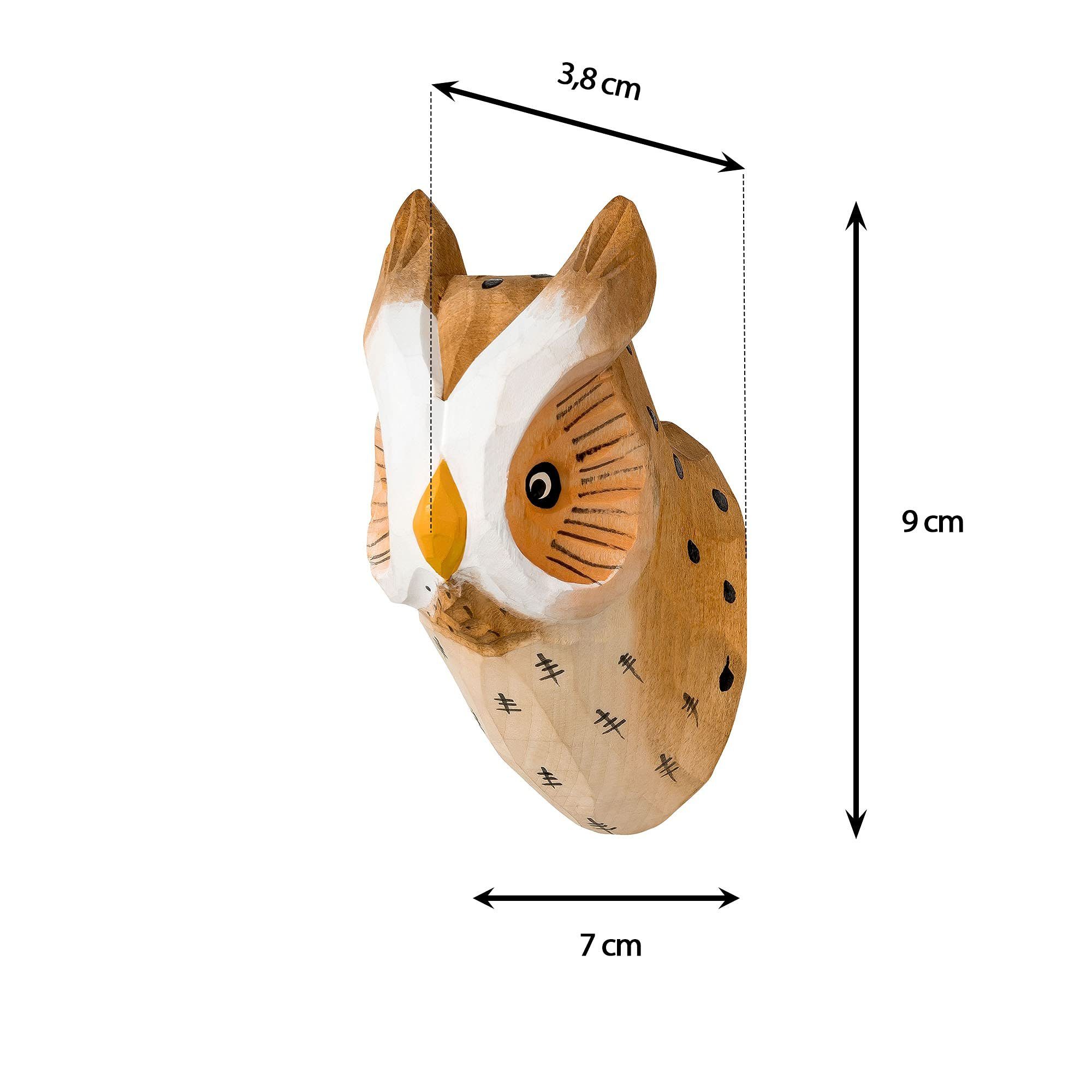 your castle Wandhaken 3 Wandhaken Garderobehaken aus Holz Tiere ca. 12cm günstig online kaufen