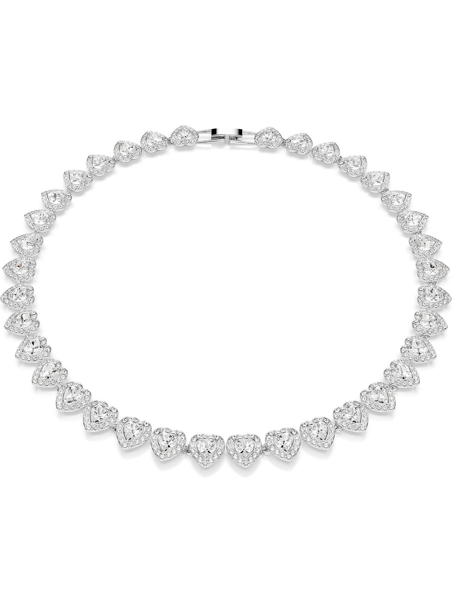 Swarovski Collier Swarovski Damen-Kette Metall Swarovski-Kristall günstig online kaufen