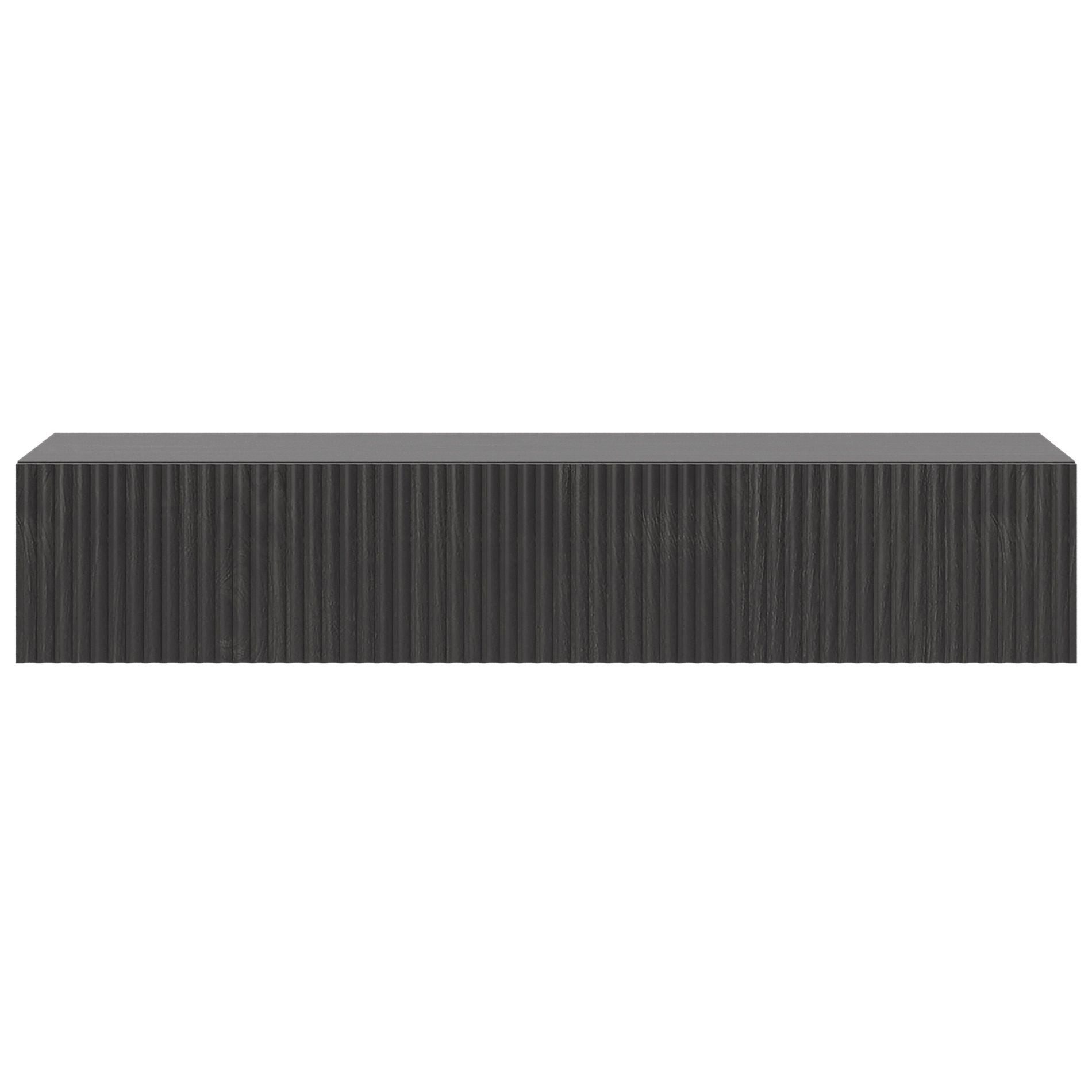 Selsey Konsolentisch NOLIE, hängend mit Schublade und geriffelter Front, 90 cm