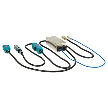 tomzz Audio DAB+ UKW AM Antennen Splitter Adapter SMB (F) Buchse Kupplung Fakra (M KFZ-Adapter