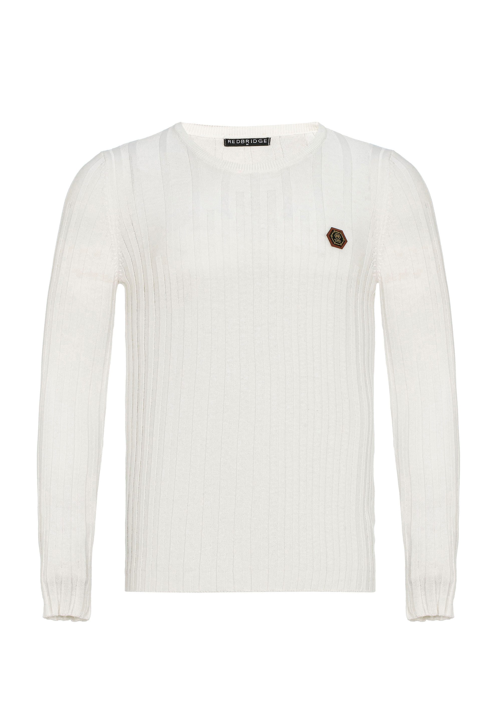 RedBridge Strickpullover mit Rippstruktur – Stilvoll günstig online kaufen