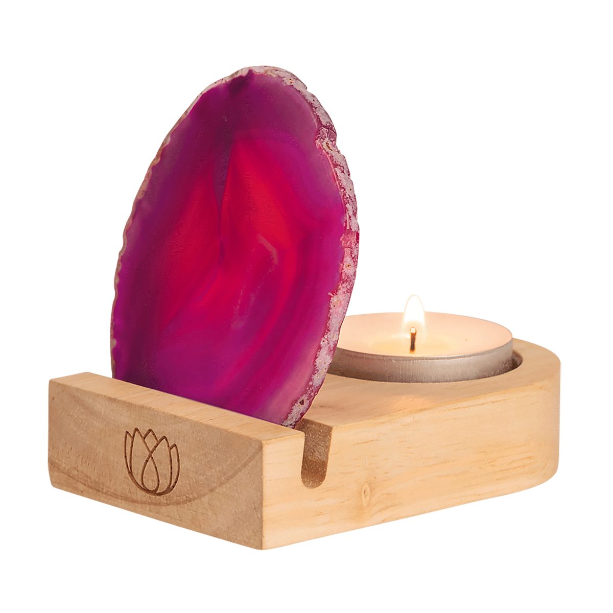 Windlicht moses. Omm for You Achat-Windlicht – Teelichthalter aus Holz mit günstig online kaufen