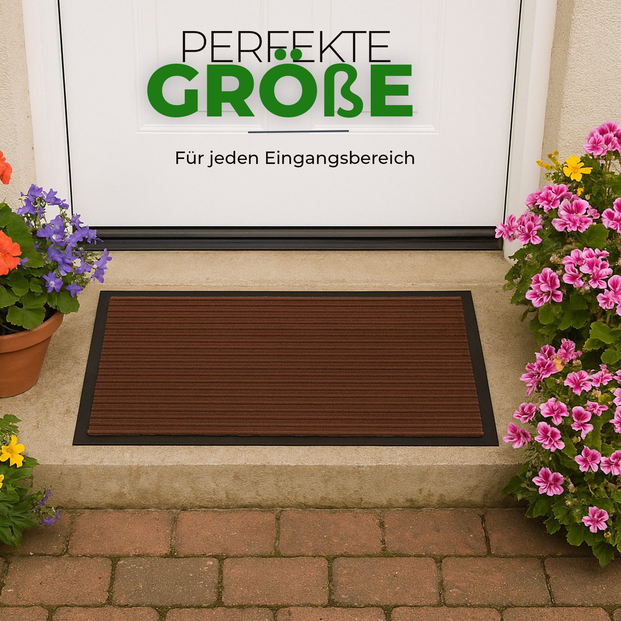 Bestlivings Fußmatte, 60x40 cm, Hochwertig, für Innen- und Außenbereich Rob günstig online kaufen