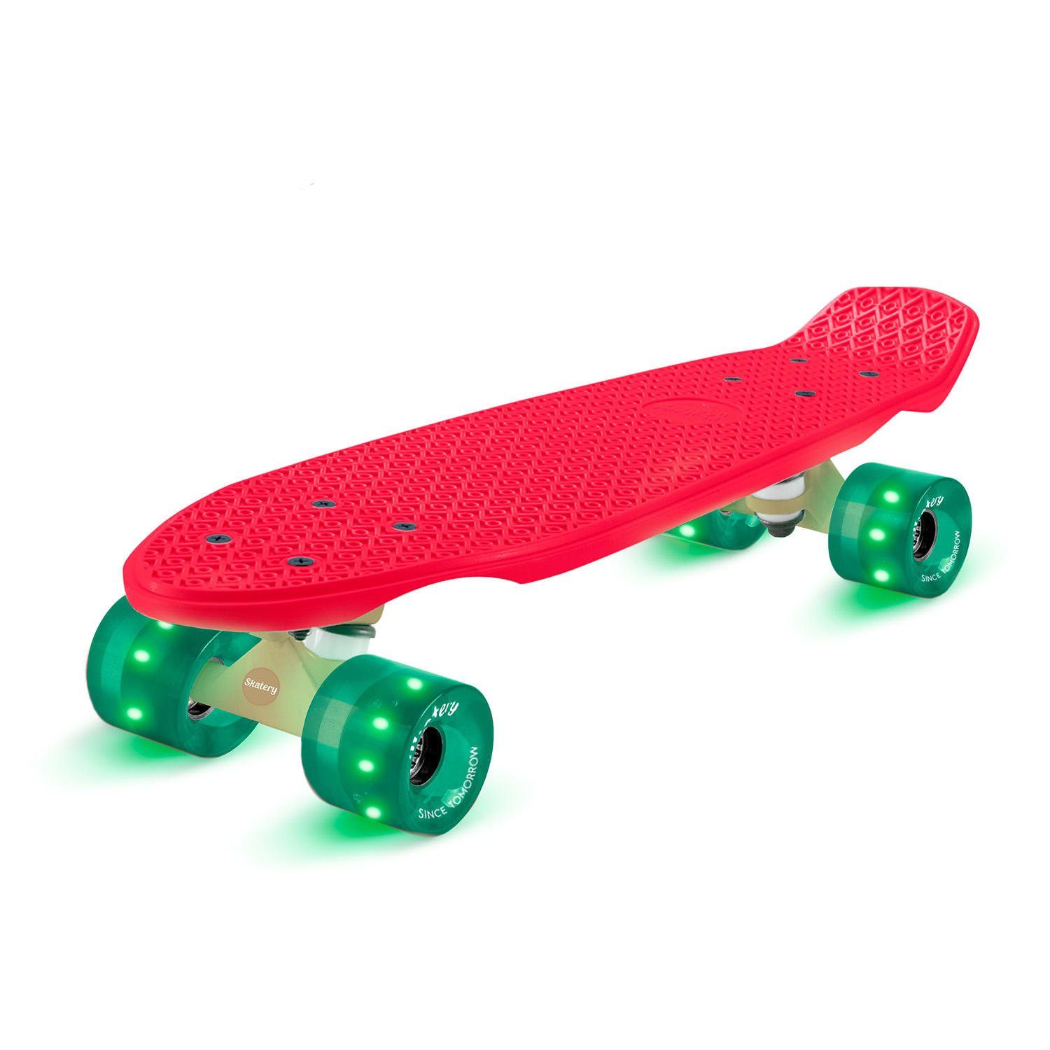 fun pro Skateboard »Mini Cruiser Skateboard Trickboard PP-Board 100kg LED- Rollen PU Härte: 88A« online kaufen | OTTO