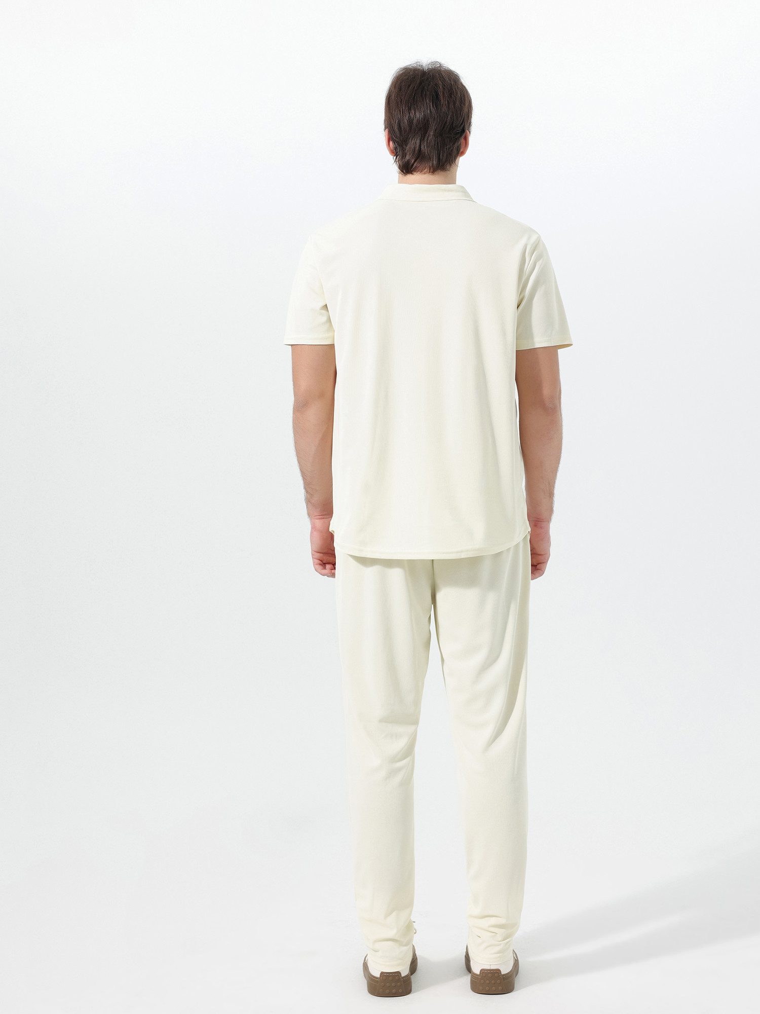 YOUTHUP Sportanzug, Herren Freizeitanzug Poloshirt mit Reißverschluss und Jogginghose