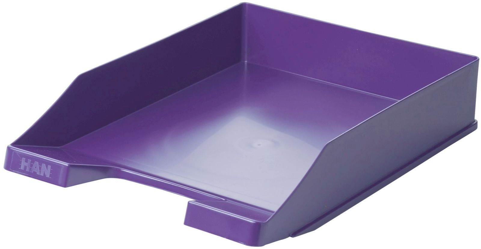 HAN-Bürogeräte Briefablage Briefablage Klassik A4/C4 stapelbar stabil modern Trend Colour lila