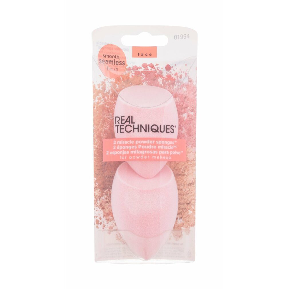 Real Techniques Schwämmchen Miracle Powder Sponge Set 2 Artikel