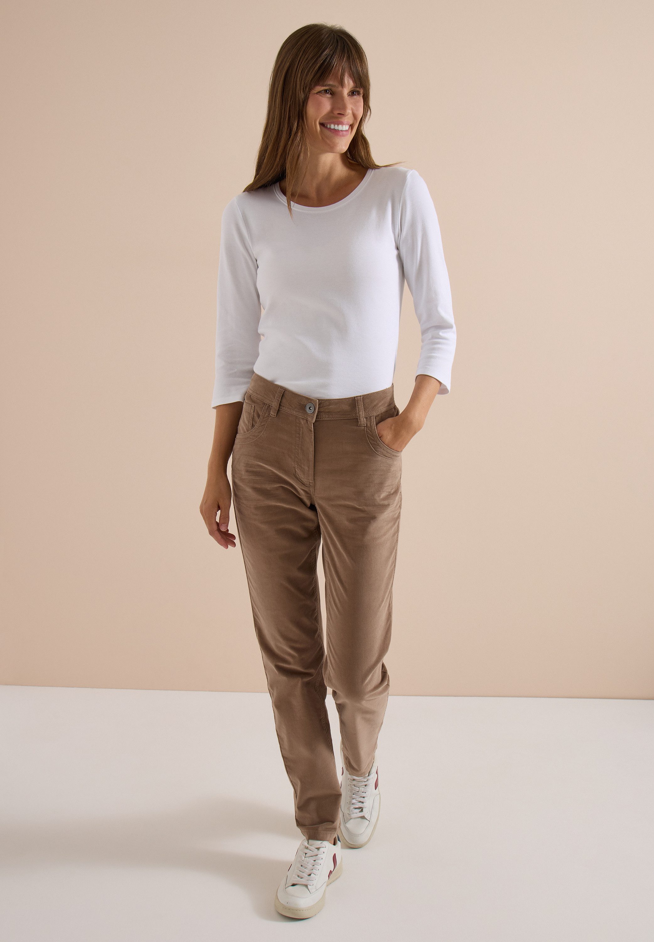 CECIL 5-Pocket-Hose in Cord-Optik – Bild 3 von 5