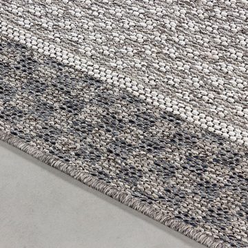 Outdoorteppich Teppich für den Flur oder Küche Bordüre Design, Stilvoll Günstig, Läufer, Höhe: 7 mm