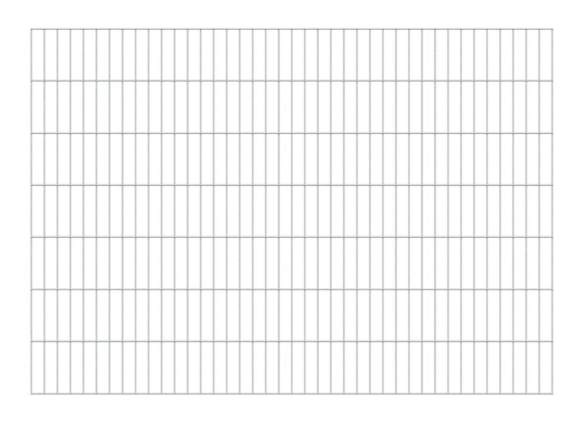 Alberts Zaun Alberts 642754 Doppelstabmattenzaun, feuerverzinkt, Höhe 80 cm, Doppelstabmatte 6-5-6, 2 m Matte, verschiedene Farben und Größen