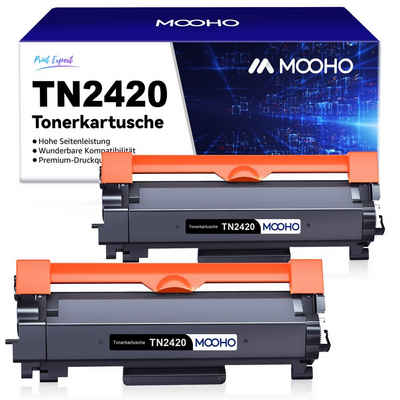 MOOHO Tonerpatrone Tonerpatrone TN-2420 tn2410 für Brother HL-L2310D DCP-L2510D MFC-L27