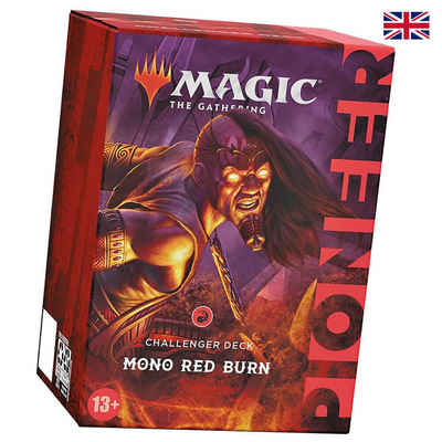 Wizards Sammelkarte MTG Magic the Gathering - Mono Red Burn - 1 Pioneer Challenger Deck -, Magic Sammelkarten - Trading Cards