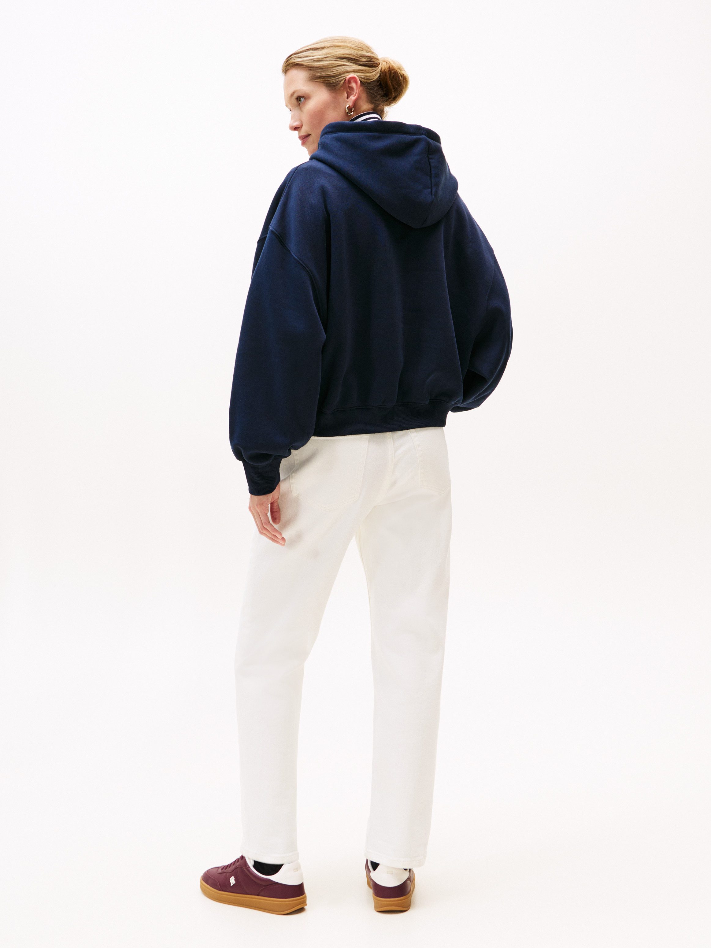 Tommy Hilfiger Kapuzensweatshirt CLASSIC SCRIPT FLEECE HOODIE