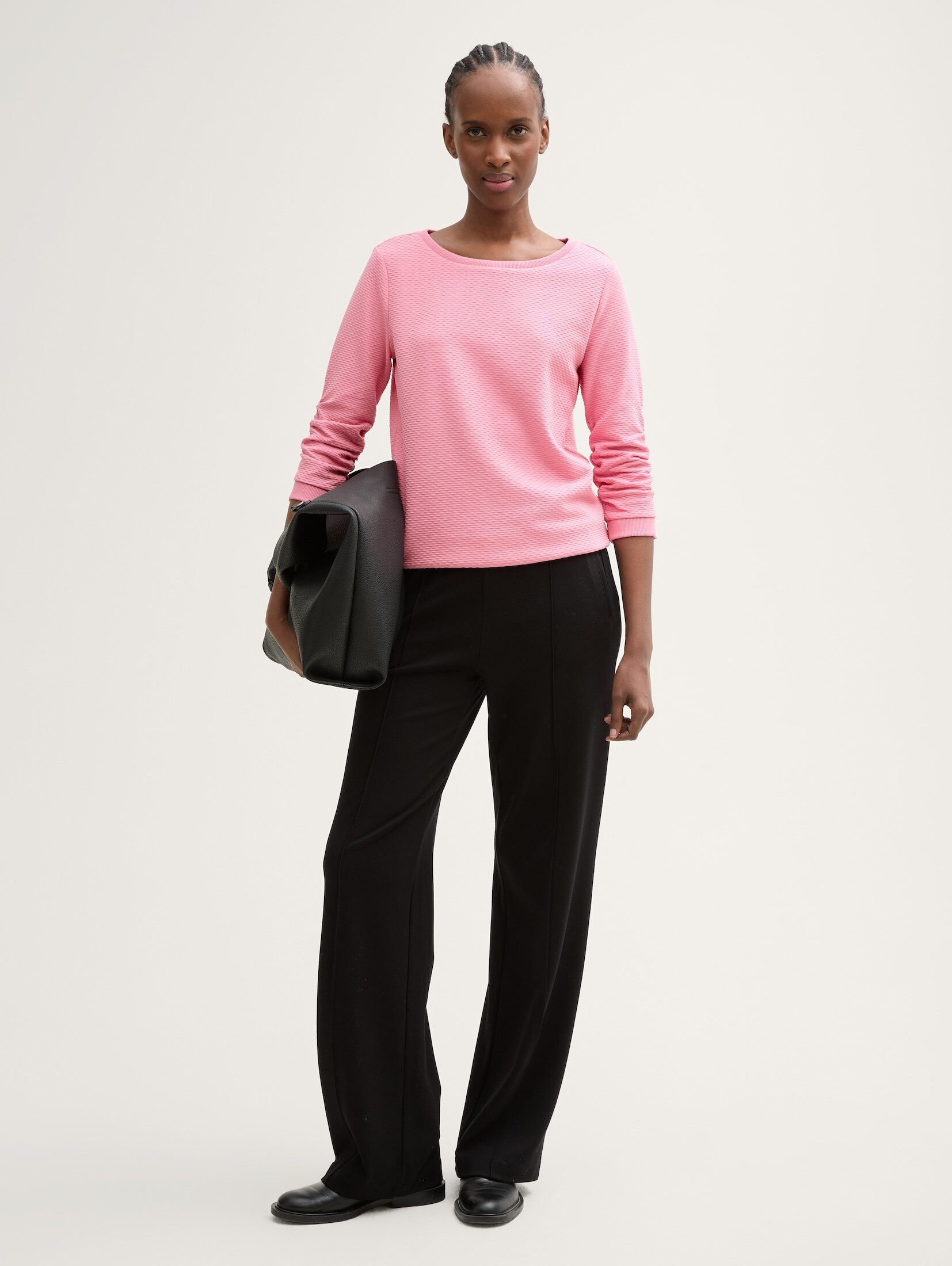 TOM TAILOR Denim Sweatshirt Strick & Sweatshirts Sweatshirt mit Raffungen