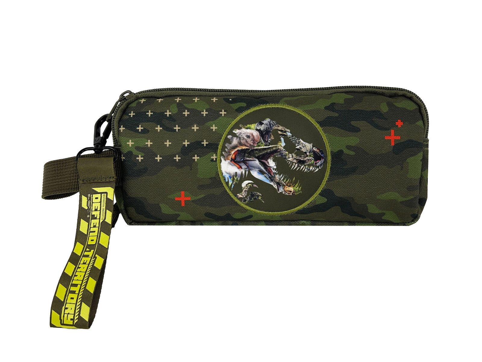 Jurassic World Federmäppchen mit zwei Fächern Federmappe mit Reißverschluss