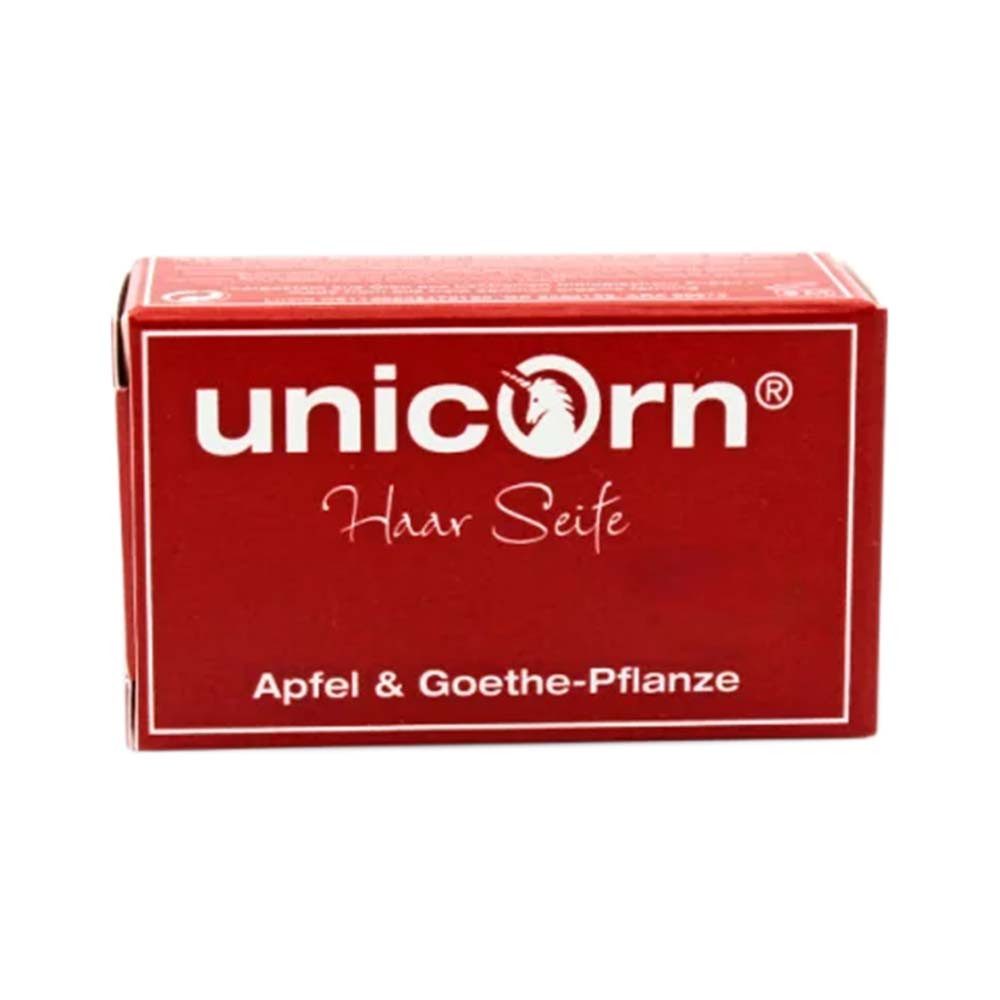 unicorn Haarseife Apfel & Goethe-Pflanze - Haar Seife 16g