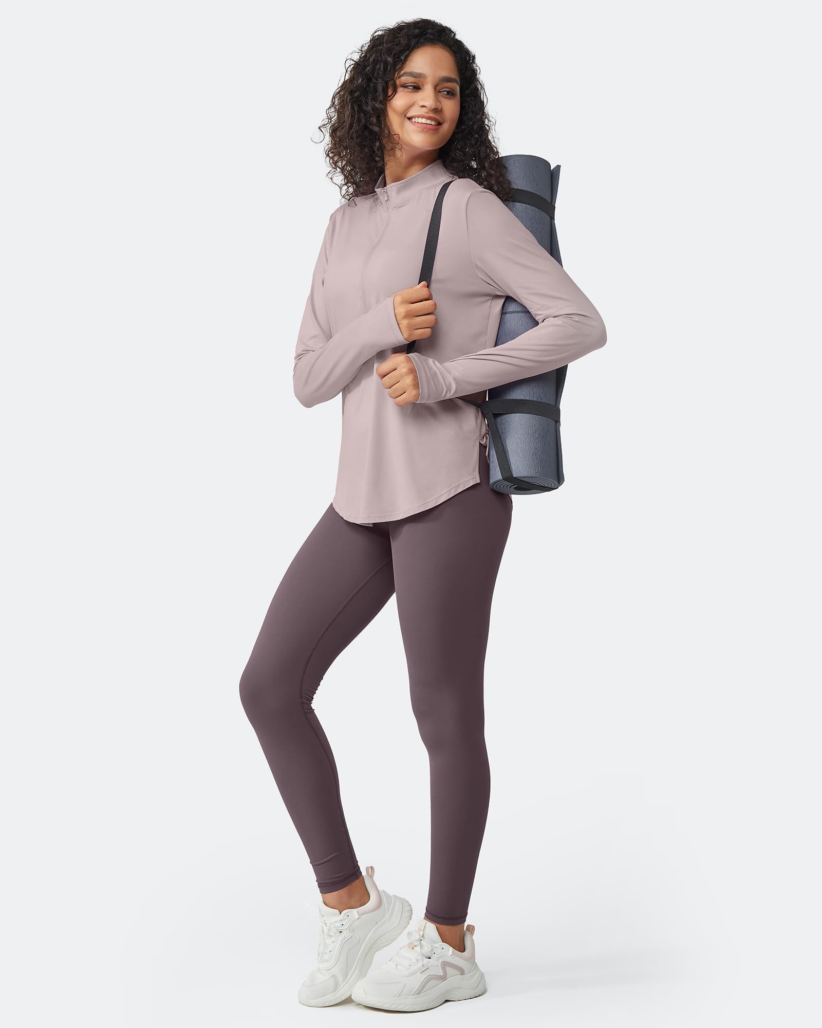 G4Free Trainingsshirt Damen Langarmshirt UPF 50+ Sonnenschutz UPF 50+, Feuchtigkeitsableitend und Schnelltrocknend, Atmungsaktiv