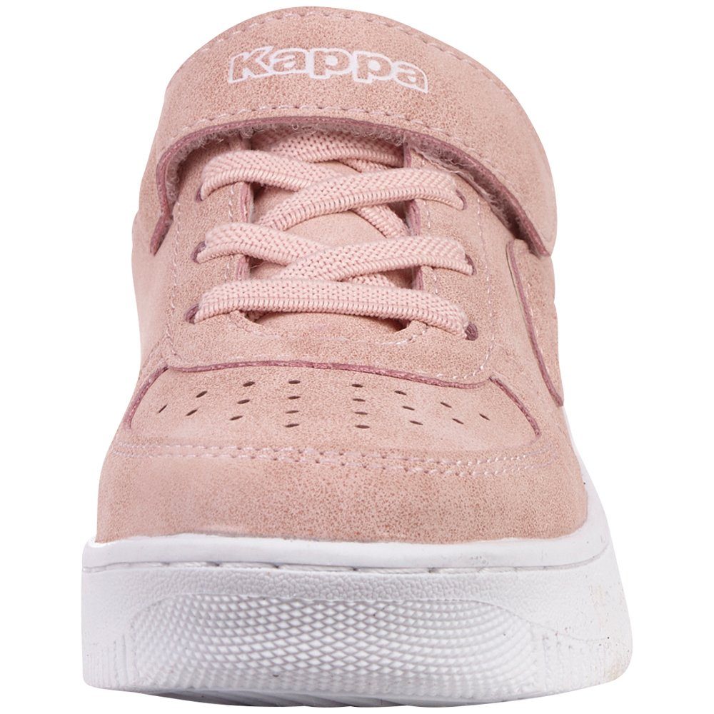 Kappa Sneaker - schöner Lederoptik in rosé-white