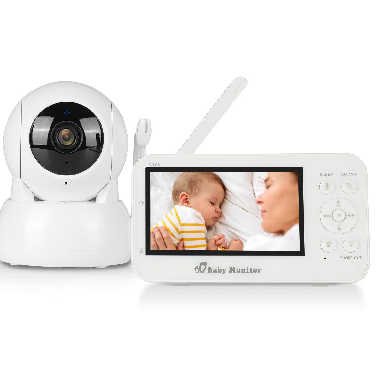 Video-Babyphone Babyphone mit Kamera, Video Baby Monitor, Video-Babyphone