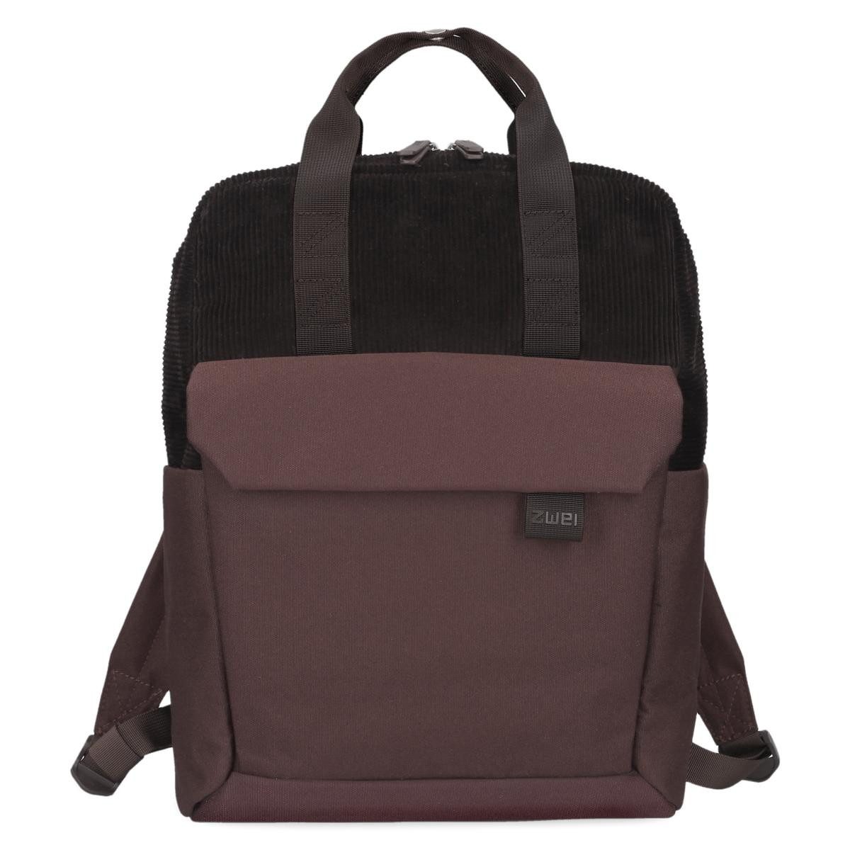 Zwei Freizeitrucksack ZWEI Damenrucksack LOU Rucksack LUR160 cord-espresso