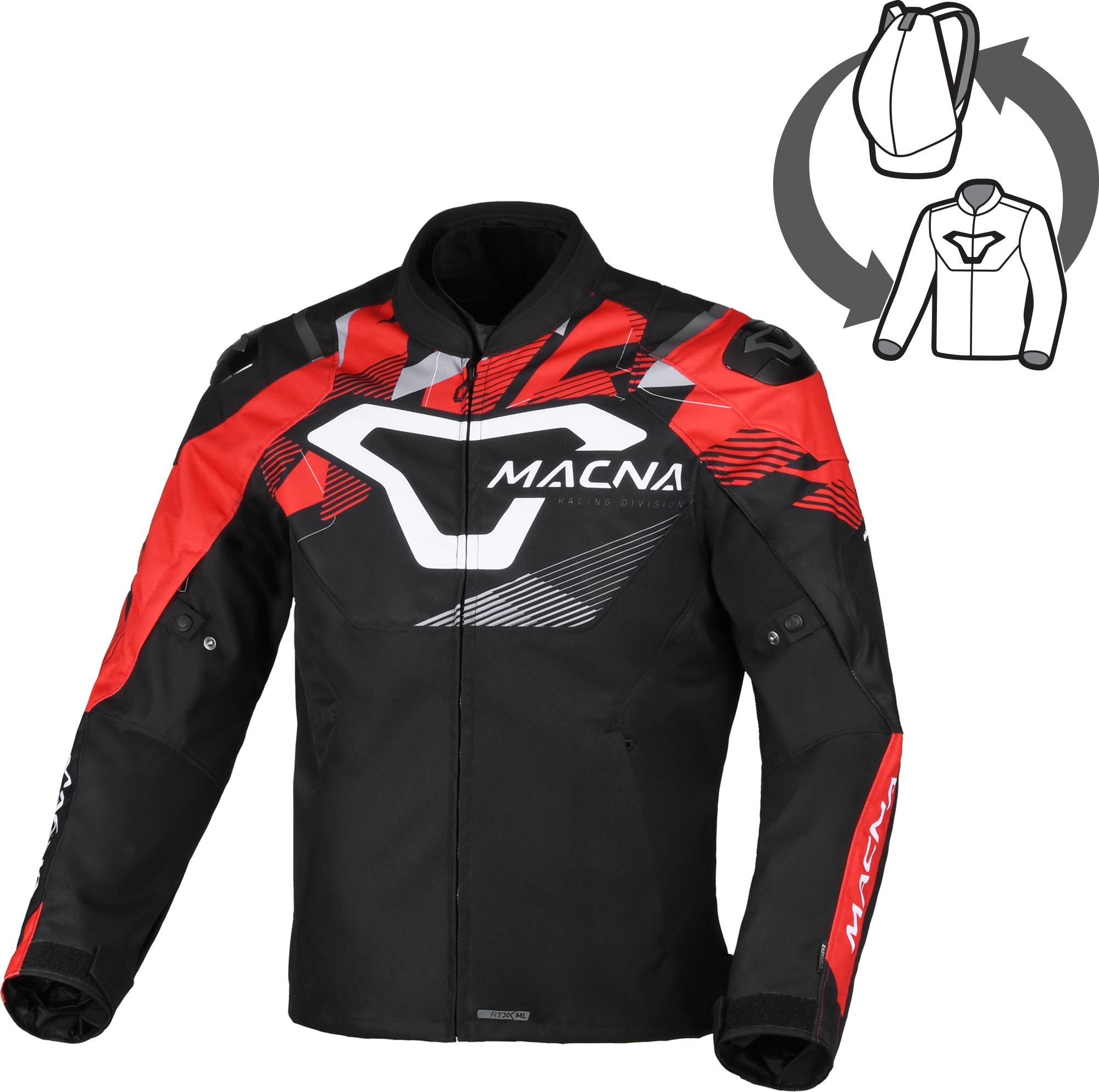 Motorradjacke Admyre wasserdichte Motorrad Textiljacke