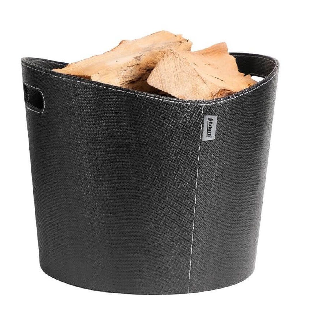 ADURO Kaminholzkorb Holzkorb Aduro Proline Ø 39 cm PET schwarz