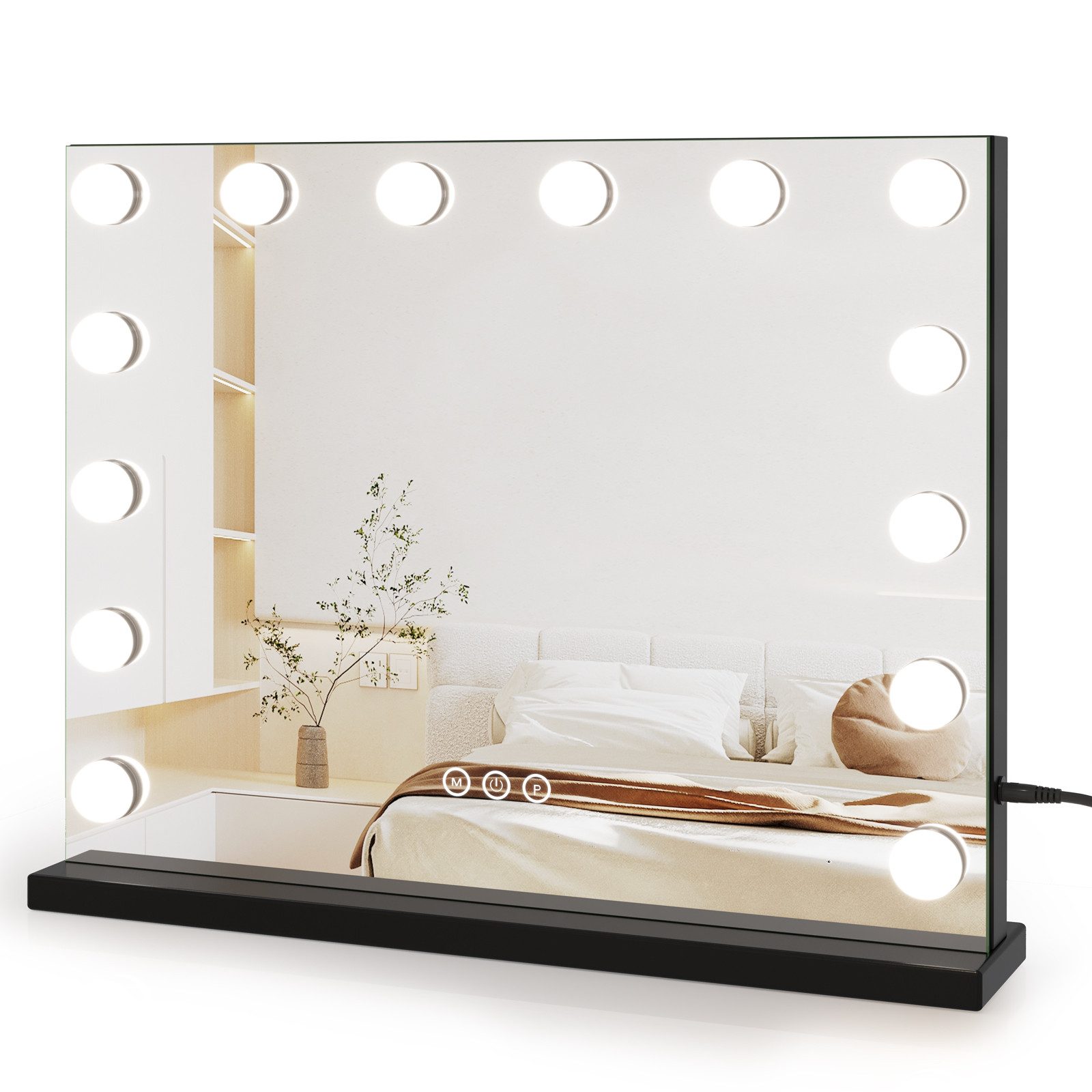 Dripex Schminkspiegel Hollywood Kosmetikspiegel 14/15/18/20LED, 3 günstig online kaufen