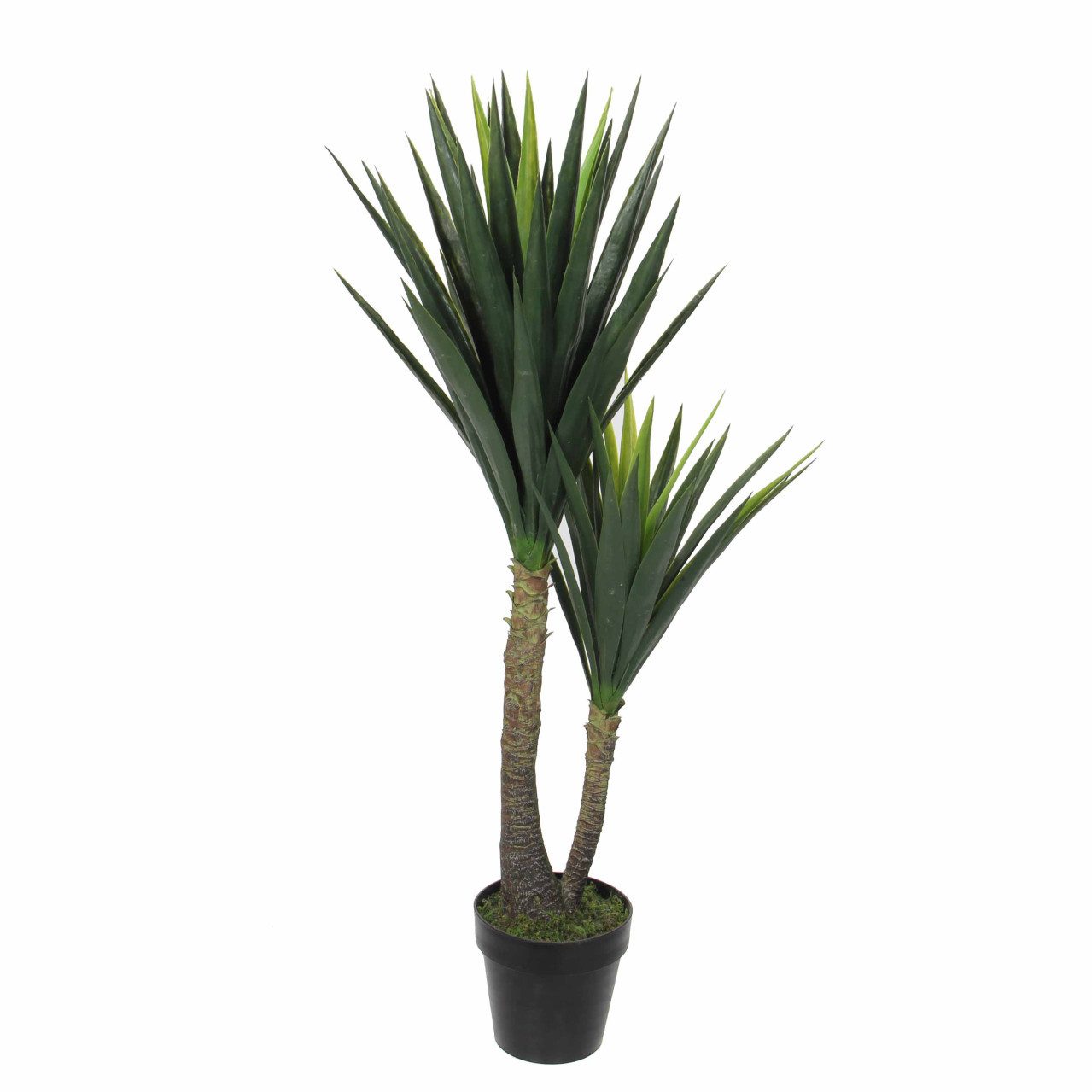 Kunstpflanze Mica Yucca im Topf grün, 120 x 60 cm