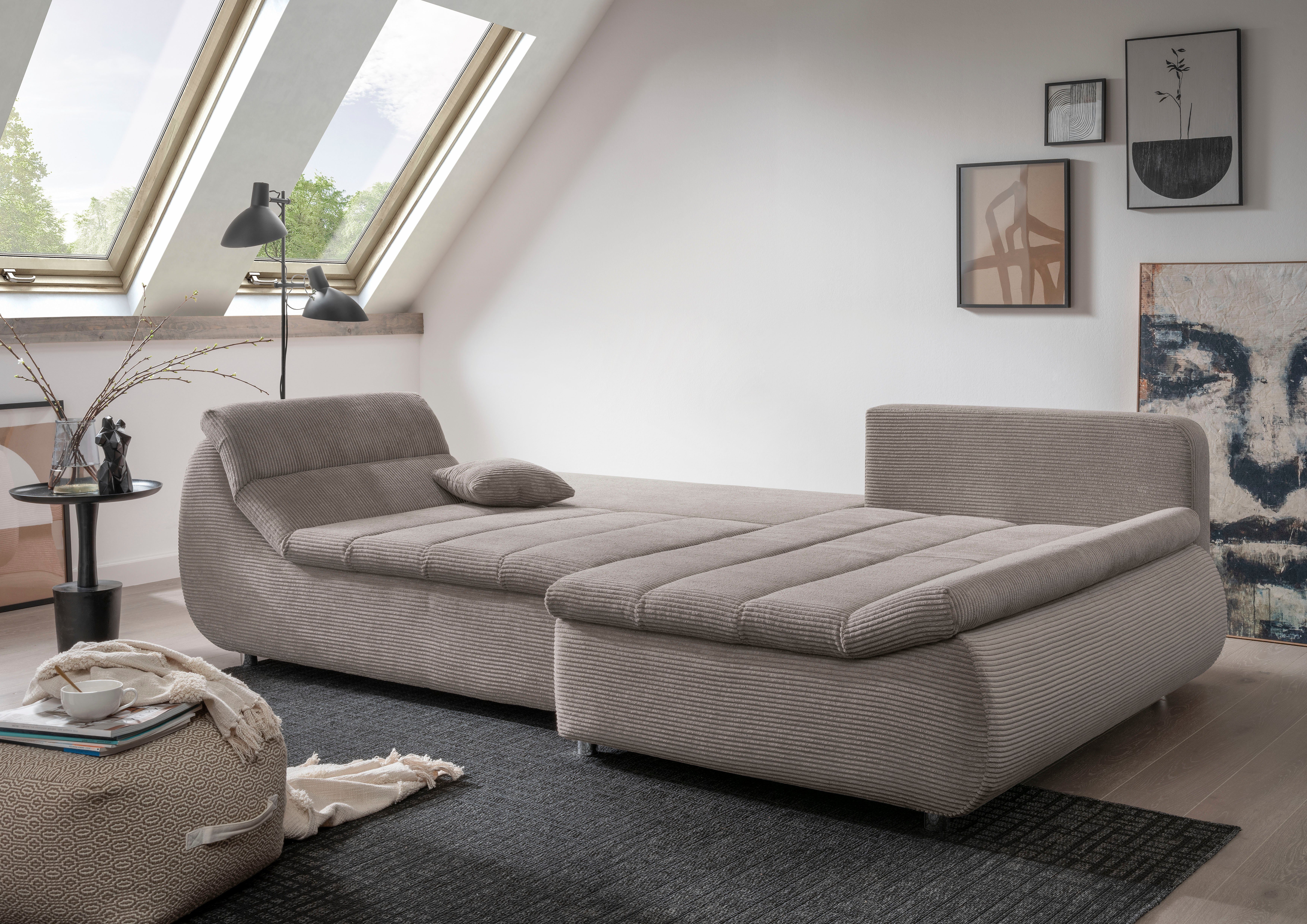 INOSIGN Ecksofa Imola, bequem, aktuelle Steppung günstig online kaufen