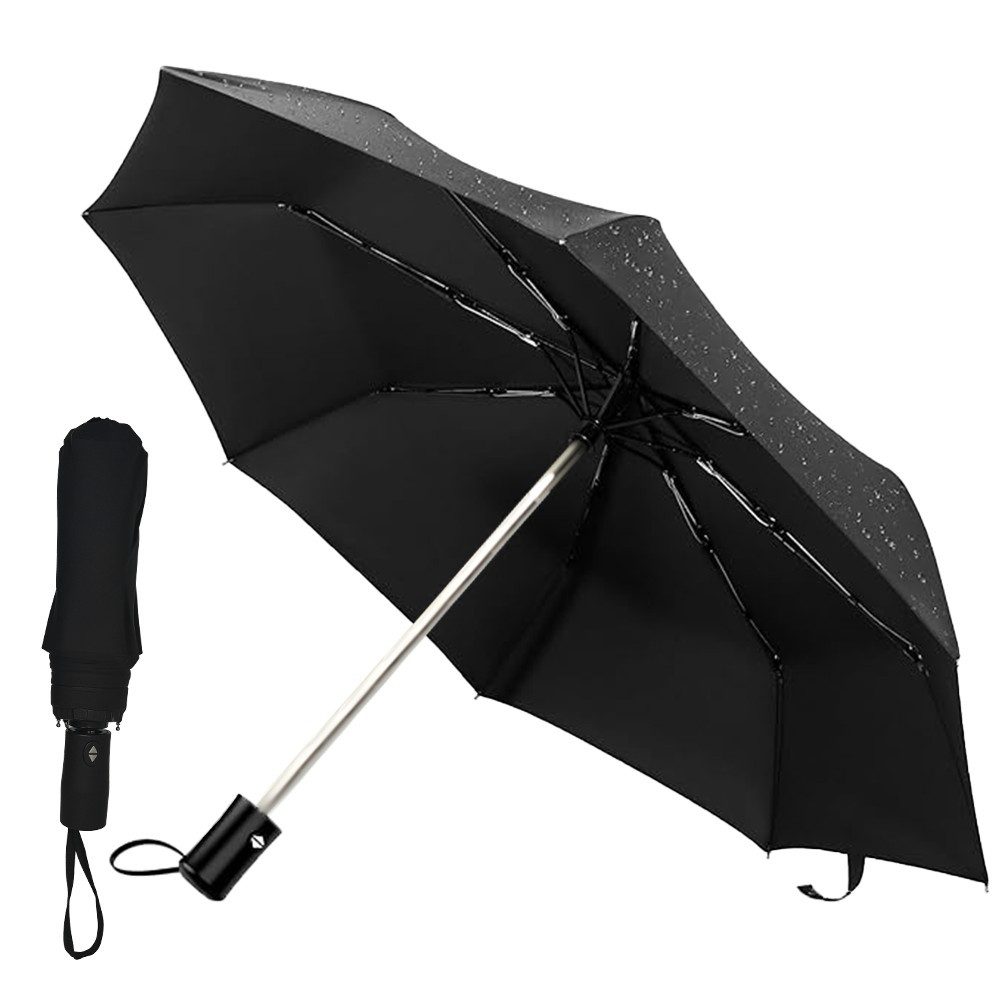 Esun Taschenregenschirm Regenschirm, Umbrella Schirm mit Auf-Zu-Automatik, Taschenschirm, Sonnenschirm, Schirm Klein, Taschenschirm Faltbar